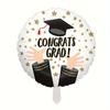 10 случайных воздушных шаров для выпускного вечера и круглых шаров из алюминиевой фольги для дней рождения, выпускных церемоний и школьных годовщин