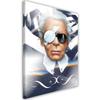Canvas Print Portrait Karl Lagerfeld
