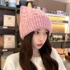Warm Cat Ears Pullover Hat Japanese  Style Women Beanie Hat Woolen Knitted Hat  Autumn Winter