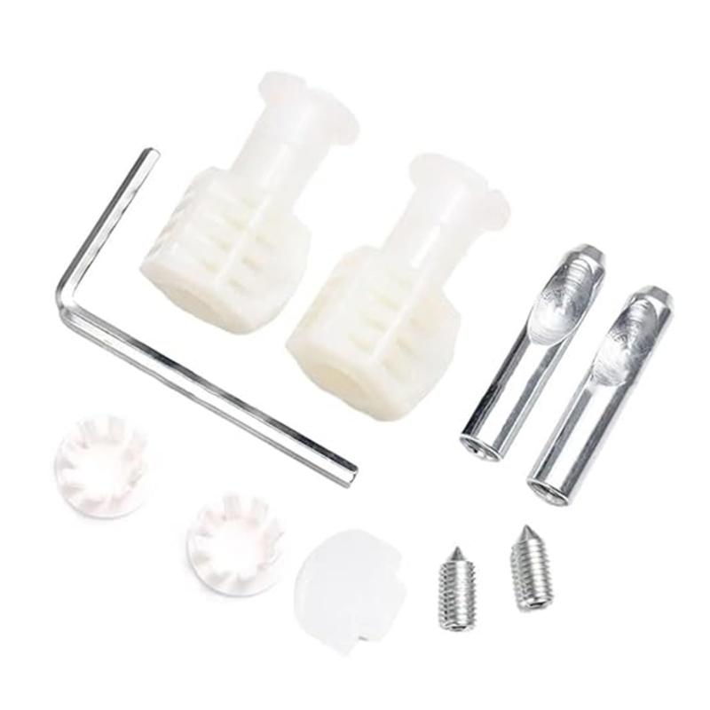 Wall Mount Toilet Fixing Bolts Kits Fasteners Toilet Hanging Screws Bidet Attachments Fixing Metal Bolts Hardware