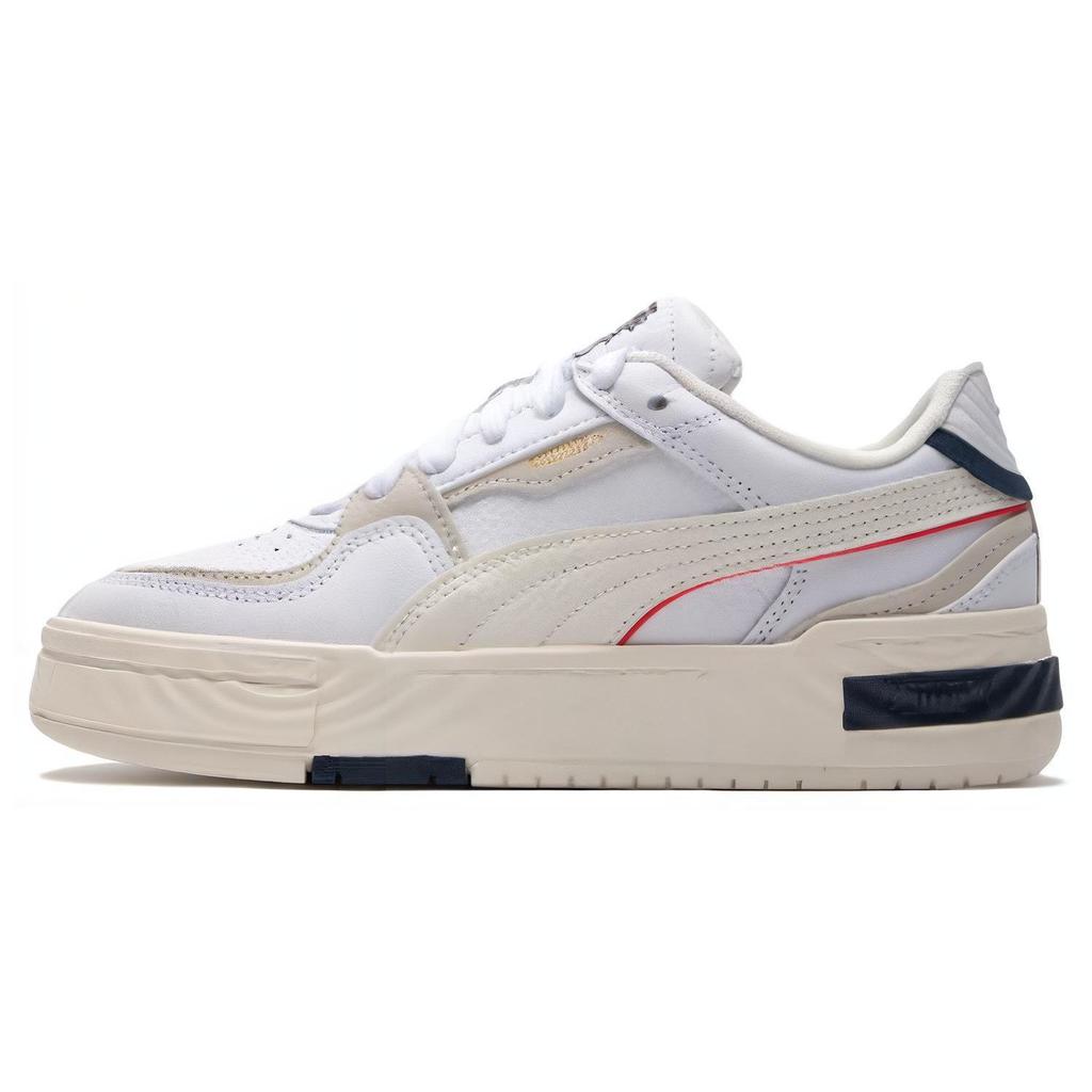 Puma Minimalist Comfortable Durable Lightweight Breathable Low-Top Sneakers Unisex Sneakers White 395773-04