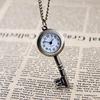 Novel Design Fashion Jewlery Small Size Antique Key Style Cute Star Favorite Pocket Watch