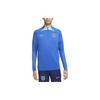 Logo Round Neck Sports T-Shirt Men Tops Blue DH6454-480