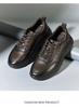 Sheepskin leather [lightweight sole] Spring men's shoes versatile and comfortable men's retro business casual men's shoes leather shoes