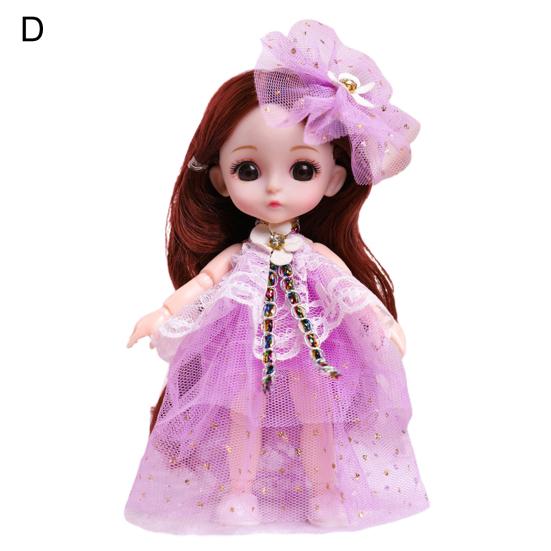 Игрушка для кукол 6 дюймов Изысканный Прост в уходе Удобный на ощупь 44204 Кукла с большими глазами для развлечений