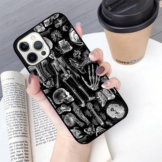 Чехол для телефона с анатомией человека Для Apple iPhone 17 Air Pro Max Plus Чехол Для iPhone 17 Air 14 15 16 13 12 Max Защитный чехол