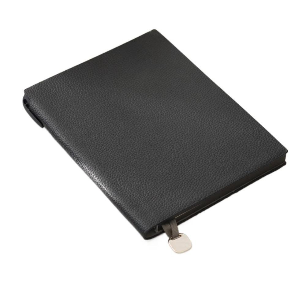 Thick Business Notepad Litchi Leather Meeting Record Book Work Notepad Excerpt Book  School