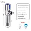 Single Handle 304 Stainless Steel Angle Stop Valve