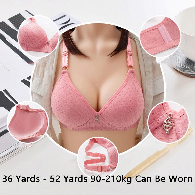 Новые дышащие чашки для женского нижнего белья среднего и пожилого возраста без стальных колец и нижнего белья с большой грудью
