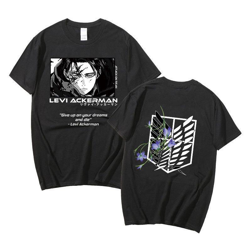 Футболка с японским аниме «Скаутинг Легиона», одежда Shingeki No Kyojin, футболка «Атака на Титанов», гигантская футболка с короткими рукавами, женская футболка унисекс