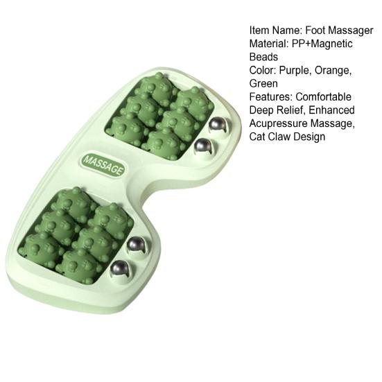 Массажер для ног с роликом для облегчения подошвенного фасциита, акупрессурная терапия для облегчения боли