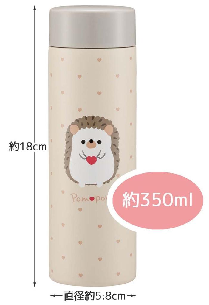 Skater Кружка-бутылка Мышь 350 мл Ультралегкая бутылка для воды из нержавеющей стали Pompon's STYL4-A