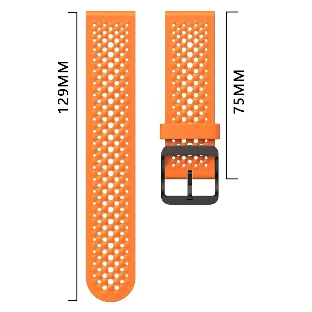 22mm Watch Sports Silicone Strap For Fossil GEN 6 44mm GEN 5 5e LTE 45mm Smartwatch HR Band Sport Bracelet Replacement Watchband