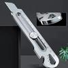 Multifunctional Utility Knife 6 In 1 Stainless Steel Office Stationery All Purpose Cutter Bottle Tin Opener Screw Ruler