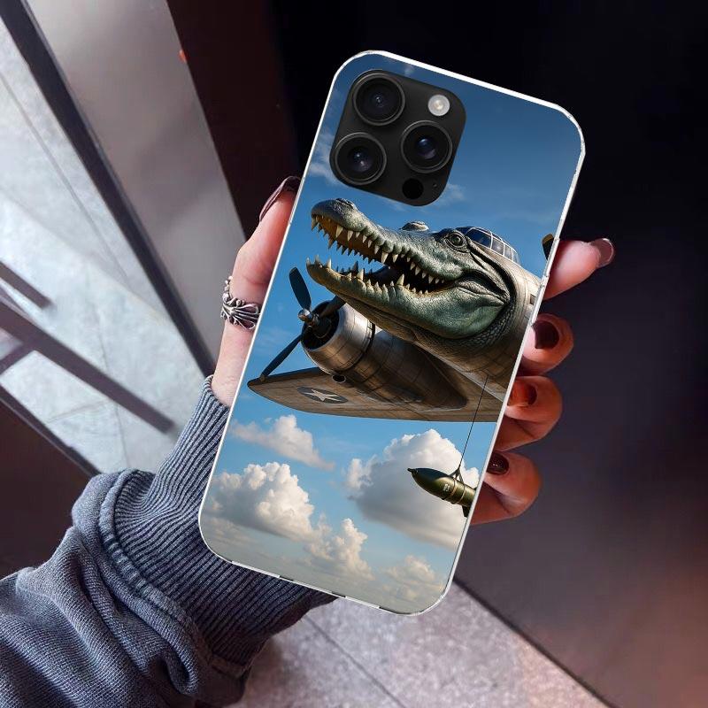 Italian Brainrot Animals Phone Case For iPhone 17 Air 16 15 Pro Max 14 Plus 13 Mini 12 11 Cover 7 8 SE Silicone Shell Print Fund