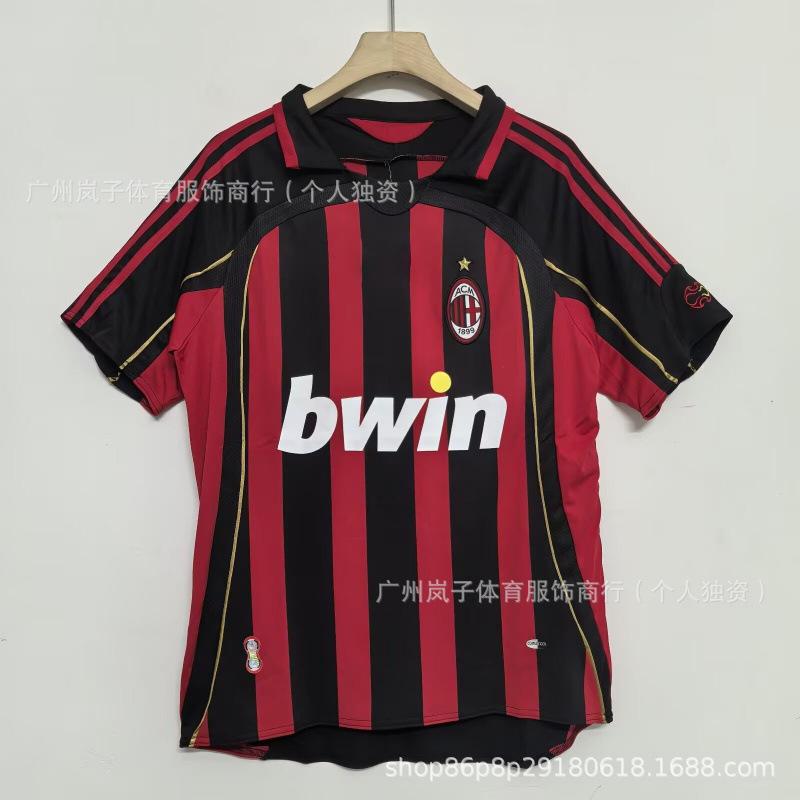 Vintage La Liga Santos, jersey Barcelona No. 10 Paris Portugal Inter Milan AC Brazil football jersey