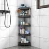 Triangular Floor-Standing Multi-Layer Storage Rack for Bathroom and Living Room