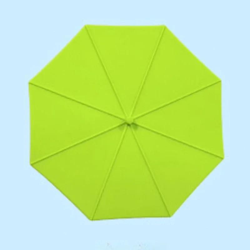 1pc Umbrella shaped leak proof mug lid silicone cup lid umbrella shaped sealable cup lid