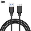 Кабель Type A Male на Micro B для быстрой синхронизации данных 100 Вт USB 3.0 Высокоскоростные кабели передачи данных для жесткого диска Samsung HDD SSD Кабель Sata