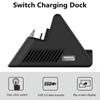 Replacement Charging Dock Station Stand Fit for NS TV Adapter Charging Adapter with Heatsink Function