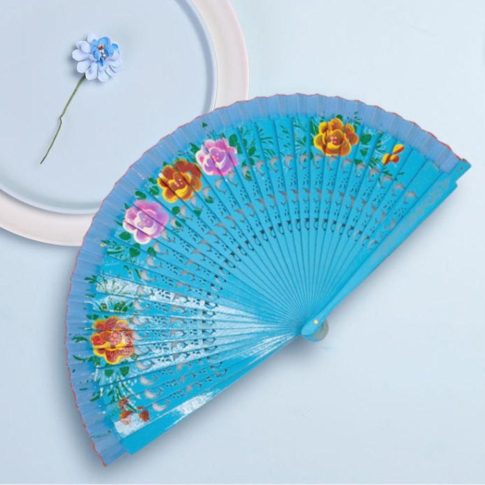 Manual Dance Classical Home Decoration Party Supplies Dance Fan Folding Fan Decoration Crafts