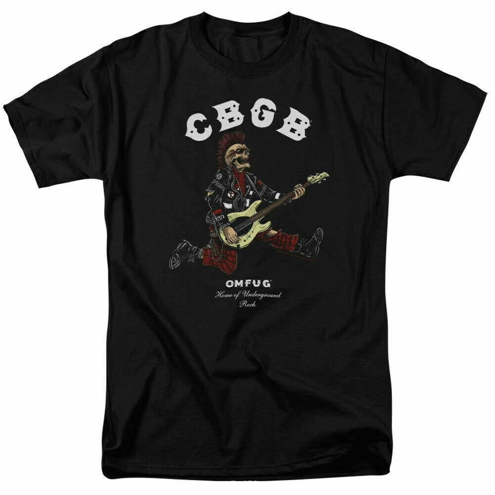 CBGB OMFUG Home of Underground Rock Skull Guitarist T-shirt