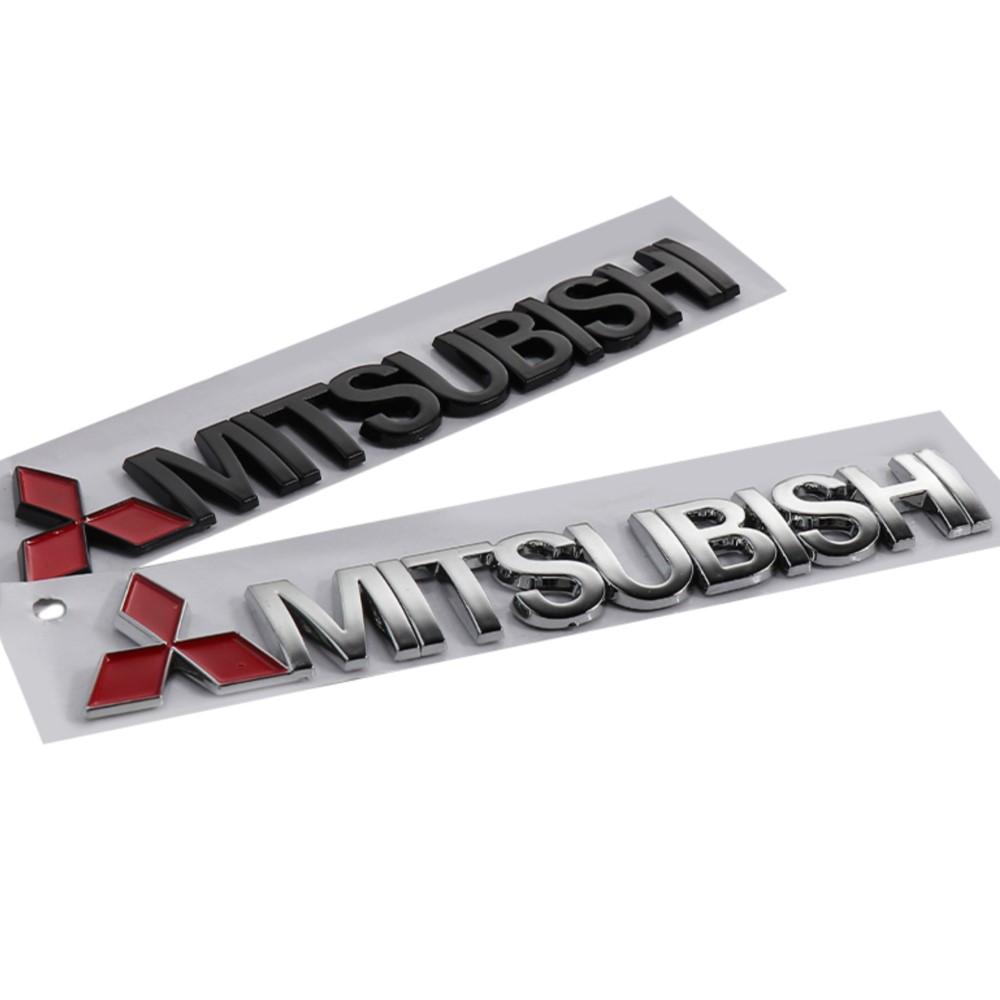 ABS Буквы Автомобильный Значок Наклейка на Задний Багажник Аксессуары Для Mitsubishi 9 Ralliart X EXASX L200 Colt Outlander Pajero Lancer MQ9