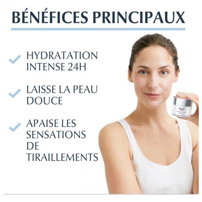 Crème Hydratante - Eucerin - Aquaporin Active - 50ml - Peaux Sèches - Non Comédogène