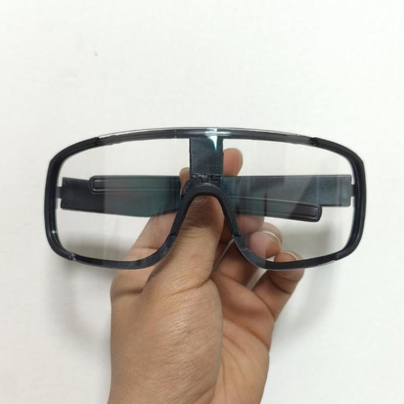 Мужские модные солнцезащитные очки для спорта на открытом воздухе, большие, прочные, с линзами из переменного тока, оправа из поликарбоната, градуированные линзы, унисекс, спортивные очки