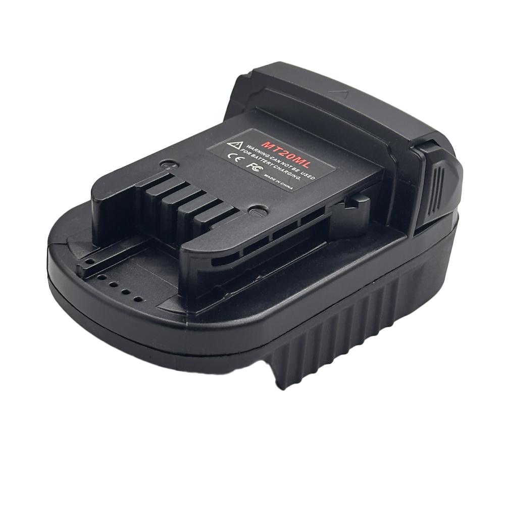 Адаптер батареи MT11ML для аккумулятора Makita 18V, преобразующий в инструменты Milwaukee M18 18V, Конвертер батареи