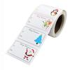 250 Pcs Santa Claus Snowman Christmas Gift Tags Gift Sealing Stickers  for Xmas Presents