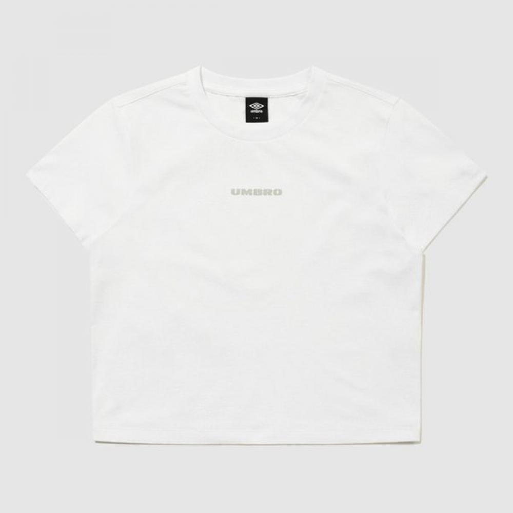 Umbro Fresh Womens Lettering Crop Tee Ur122srs11