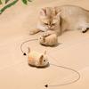 Износостойкая Электрическая Игрушка-Хомяк Милая Имитация Хомяка Игрушки для Дразнения Кошек для Щенка Котенка