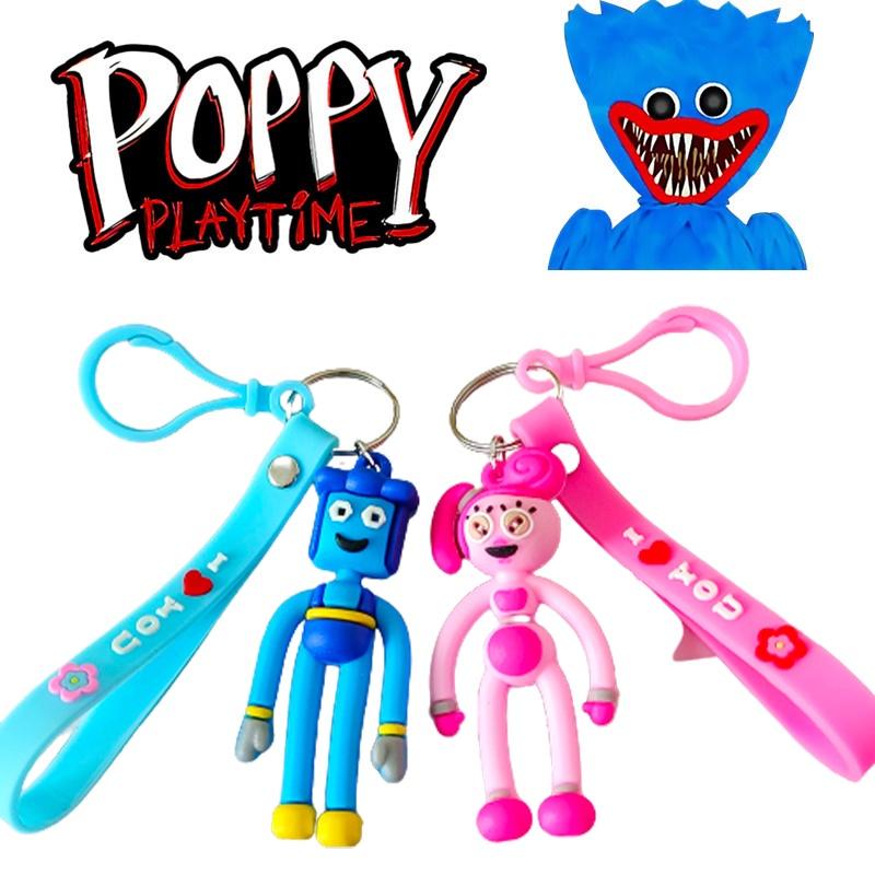 Poppy Playtime Трехмерный парный брелок Стильный и прочный силиконовый кулон