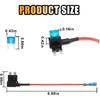 Automotive Fuse Set 5/10Pcs 12V Car Blade Fuse Holder Mini ATM ATO Add-a-Circuit Fuse TAP Adapter Fuse Fuse for Car Trucks Boats Fuses4