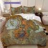 Fantasy Realm Exploration Three-piece set (1 * duvet cover + 2 * pillowcase, without core) 2D Flat Christmas birthday gift Bedding set