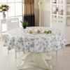 Home Pvc Table Cover Waterproof Table Cloth Birthday Party Kitchen Oilcloth For Christmas Tablecloth Round Kerst Tafelkleed