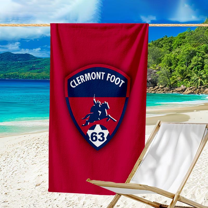 Clermont 63 Design Beach Towel - Soft, Absorbent Microfiber, Lightweight, Ideal for The Beach, Parties, Travel, Camping fan gifts