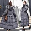 Women's Winter Down Coat Clothes Cotton-Padded Thickening Down Casual Winter Coat Long Jacket Down Parka