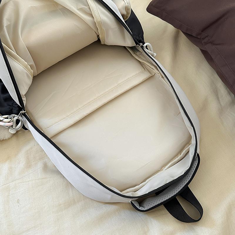 Рюкзак большой вместимости, студенческий школьный рюкзак с цветовым контрастом