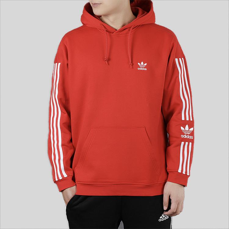 Adidas Оригинальный трилистник, толстовка с капюшоном, мужские толстовки, ярко-розовые флуоресцентные FM3800