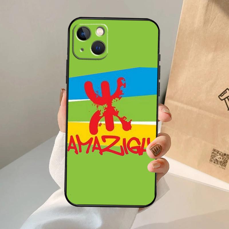 Амазигский символ Берберская академия Чехол для телефона Для iPhone 17 Air 16 15 13 11 12 14 Pro Max 13 12 mini 15 16 Plus 16e Чехол Coque