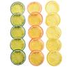 Assorted Color Artificial Lemon Slices Plastic Fake Lemon Slices