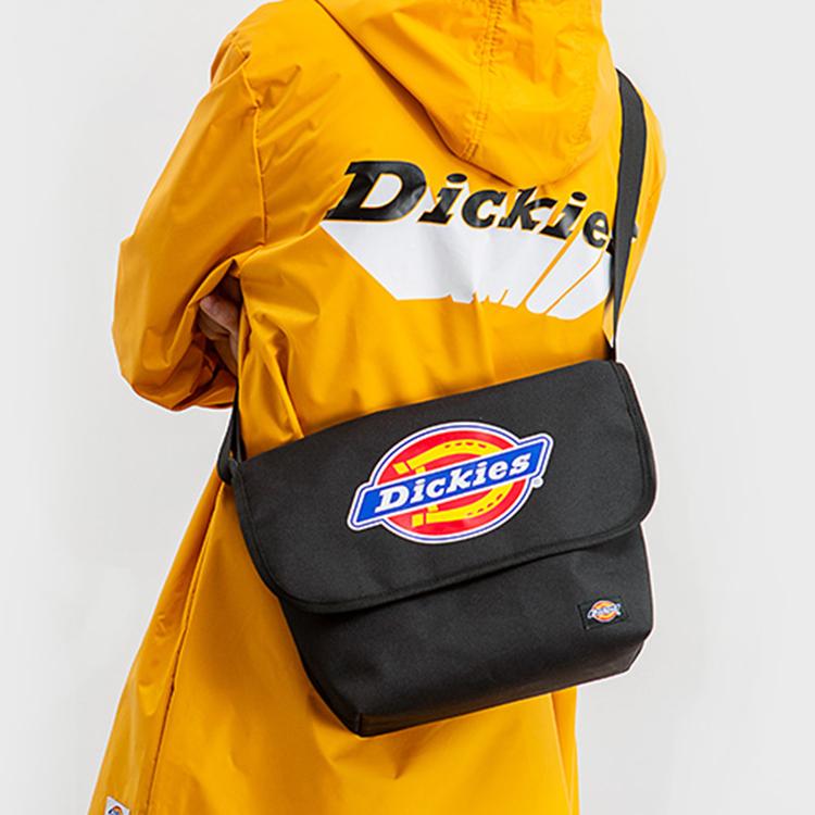 Dickies Printed Colorful Logo Messenger Bag Unisex Shoulder Bag Black 192U90LBB35BK02
