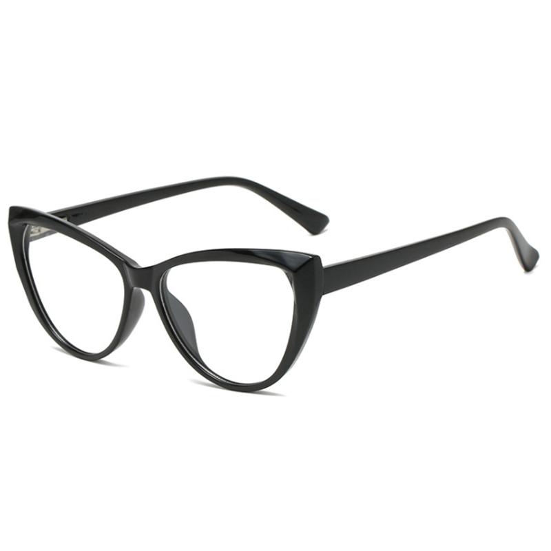 Пластиковая оправа Кошачий глаз Очки для близорукости Женские дизайнерские очки Мужские рецептурные очки 0 -0.5 -0.75 -1.0 -1.5 До -6.0