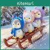 Plush Penguin Toy With Scarf And Hat For Kids Birthday Gift