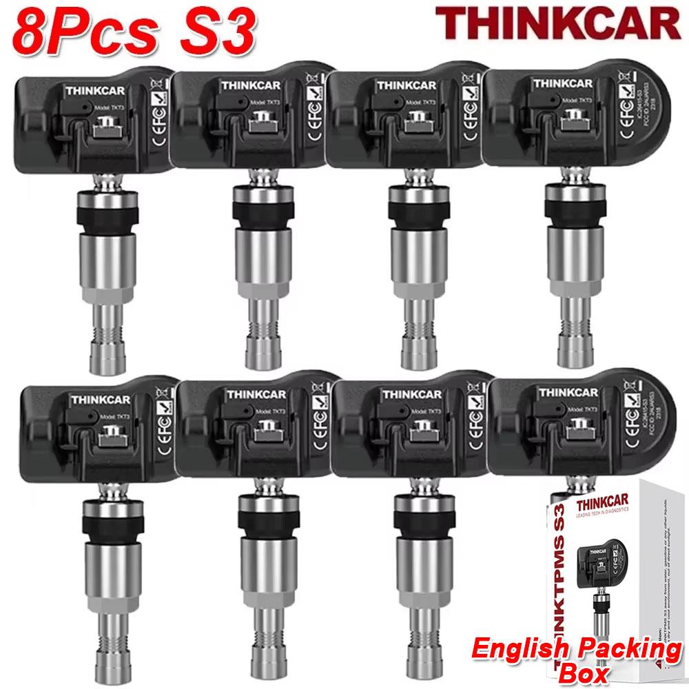 THINKCAR THINKTPMS S3 Upgrade of S2 Car TPMS Tire Pressure Sensor 315MHz 433MHz Program Work with Thinkcar and Mucar tpms tool