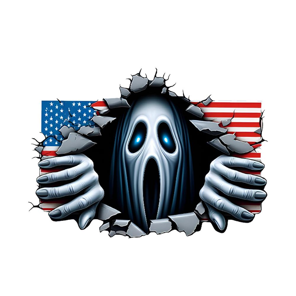 Halloween Car Stikers Funny 3D Vehicle Decals Halloween Gothic Auto Decoration Sticker For SUV Window Motorcycle Car Accessory