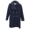 Wool Blend Pea Coat XS Navy Men's Used