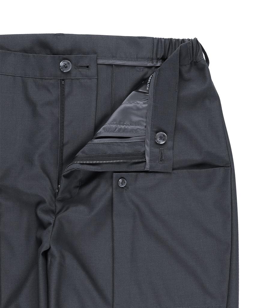 FORMLICH Curved Trousers / Dark Gray